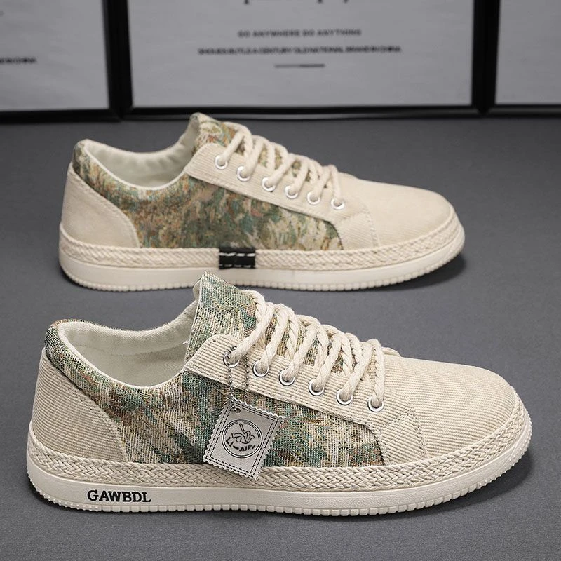 男鞋2025新款冬季透气防臭板鞋男士帆布鞋轻便舒适软底低帮休闲鞋