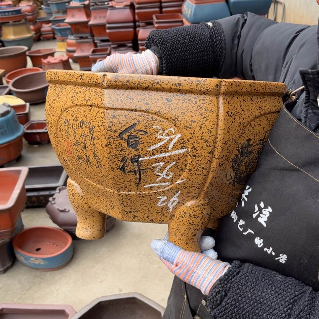 紫砂花盆盆景艺术