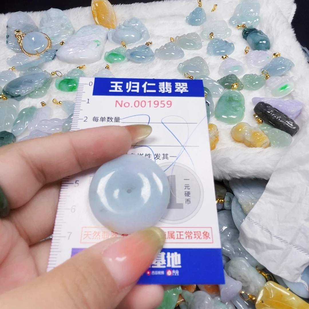 翡翠未镶嵌颈饰11