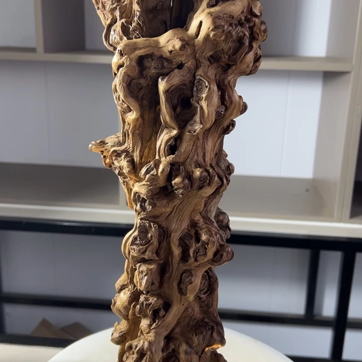 木石榴木榴疤树灯摆件