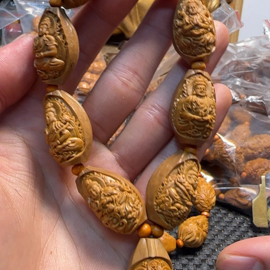 橄榄核手串/手链包衣八大护法