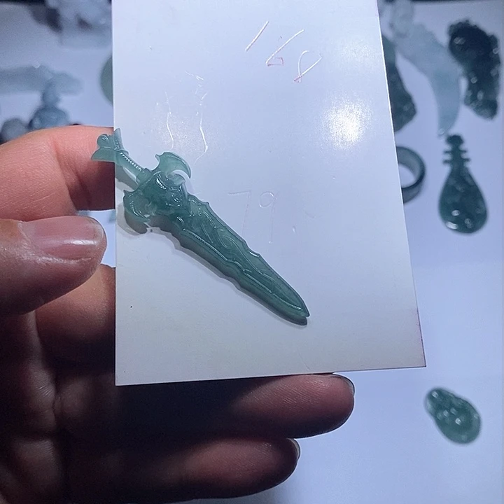 定制翡翠未镶嵌稚*毛