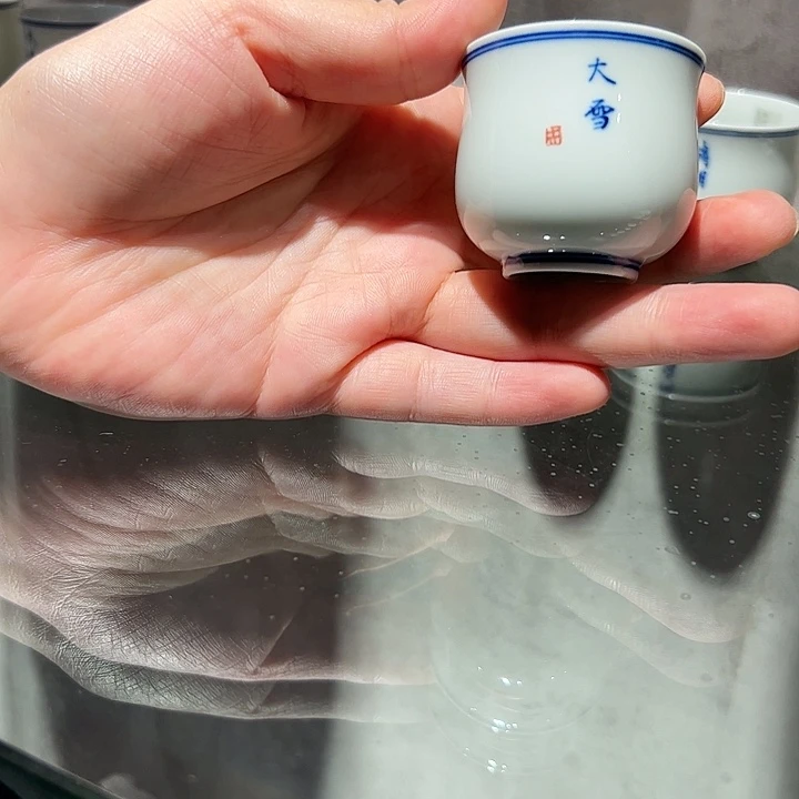 摆件景德镇高温瓷器观宋