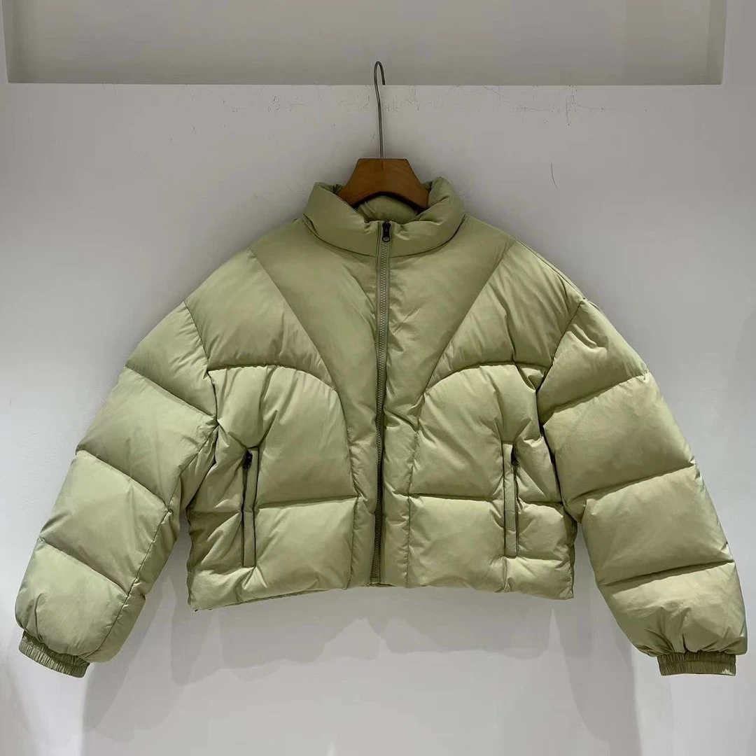 新款纯纯色休闲气质简约百搭韩版羽绒服XXK22