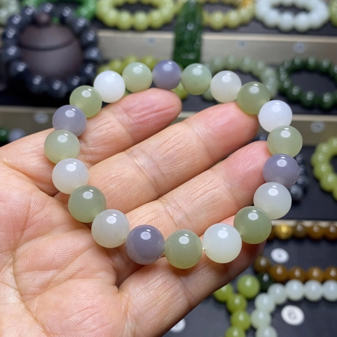 和田玉未镶嵌手串