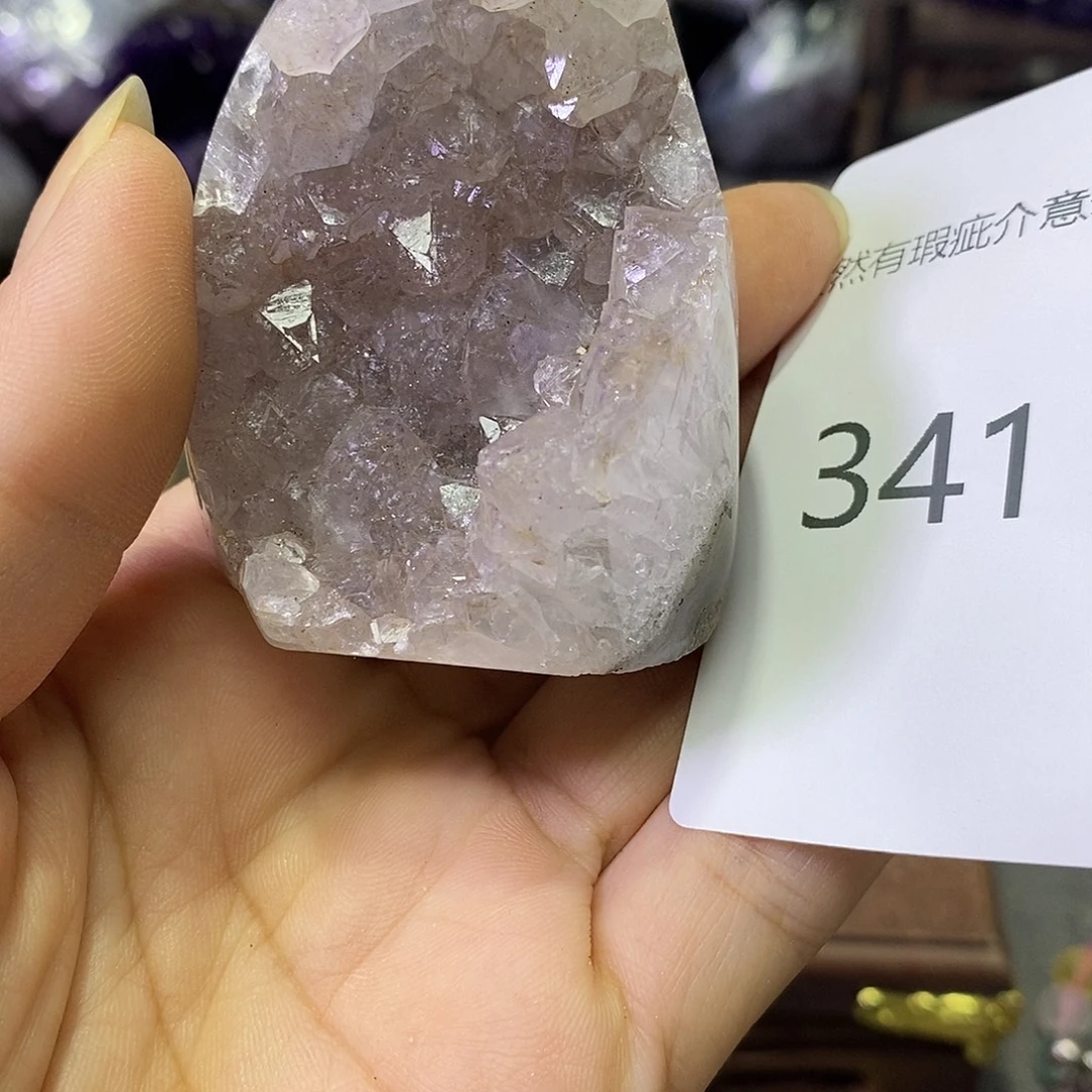 珠宝半成品未镶嵌紫晶