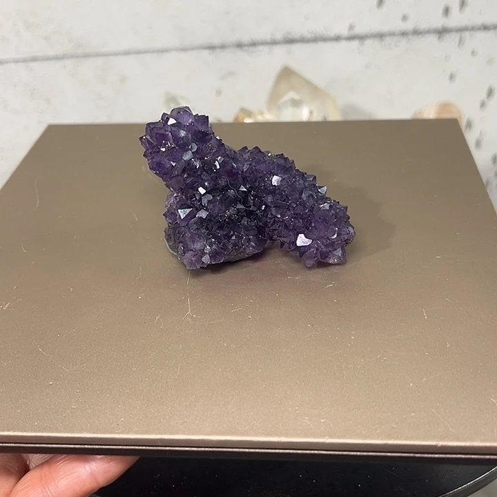 珠宝半成品紫晶银S925镶嵌