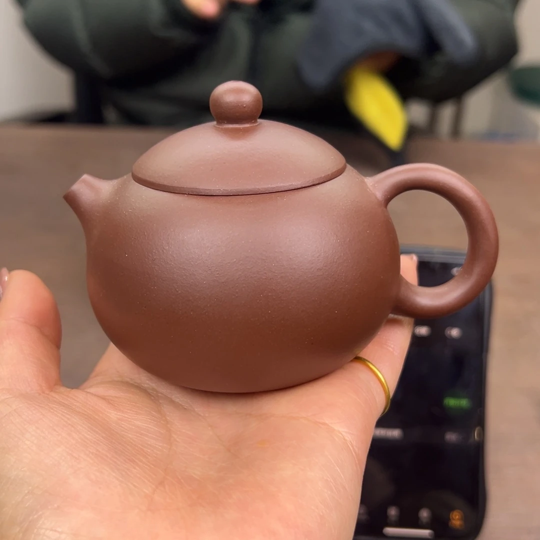 紫砂茶壶鹿**台西施底槽清半手宜兴紫砂