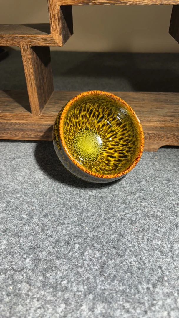 金丝兔毫建盏主人杯一只（单盏）