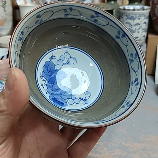 钧瓷手工艺品米饭碗