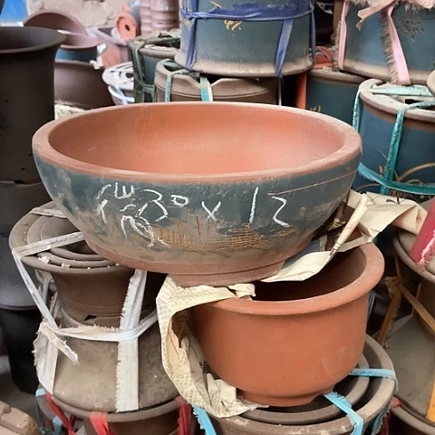 紫砂花盆碗盆一个微