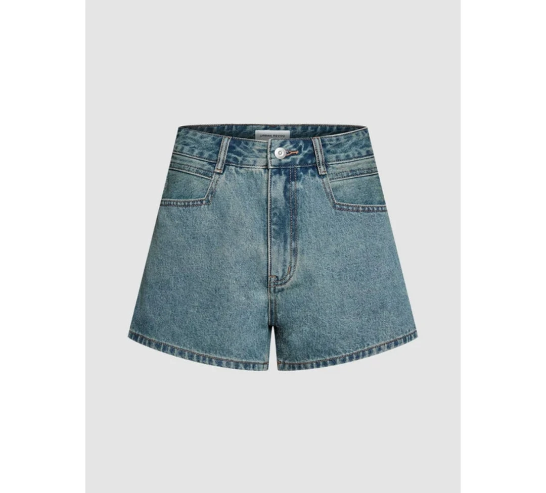 牛仔修身显瘦短裤