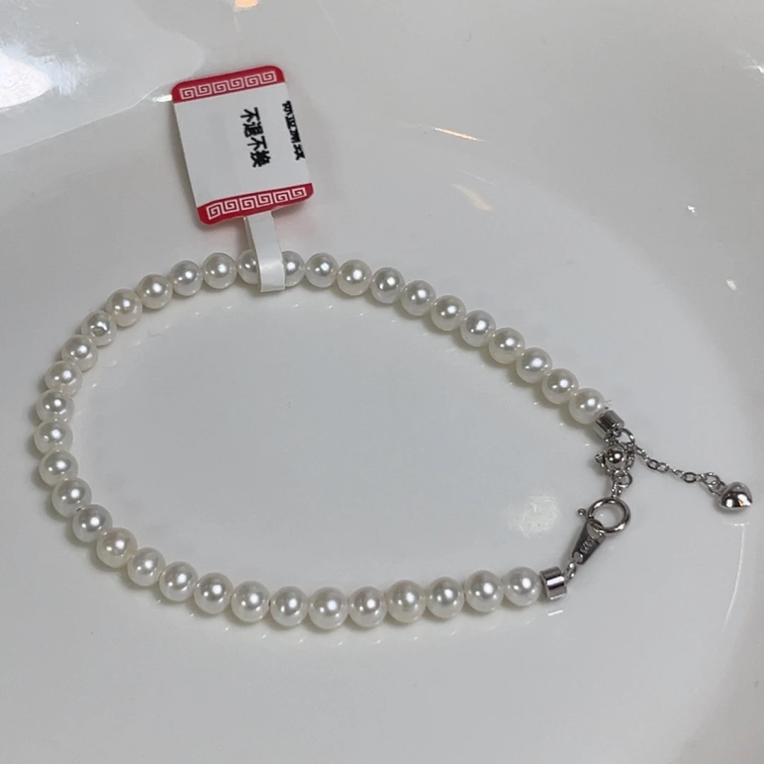 淡水珍珠颈饰银S925镶嵌