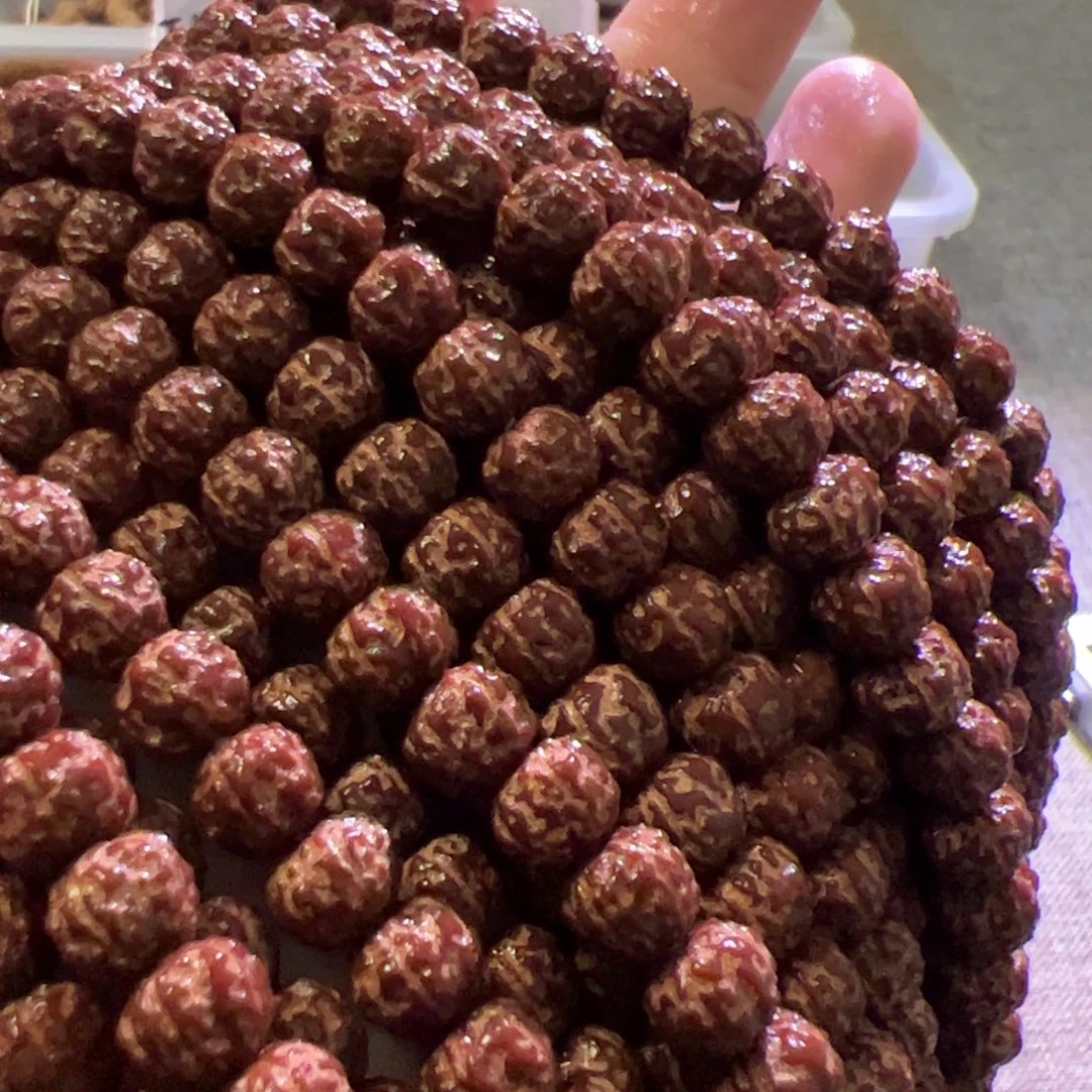 金刚菩提吊坠平头梅花小金刚108精挑去黄尺寸8-9mm