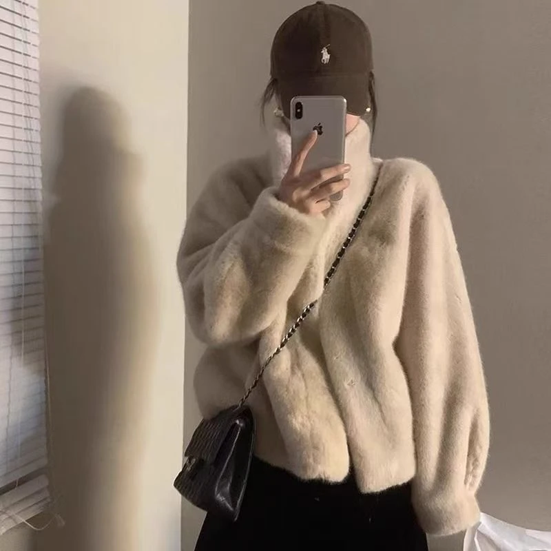 2025立领大衣女短款洋气时尚简约外套女7