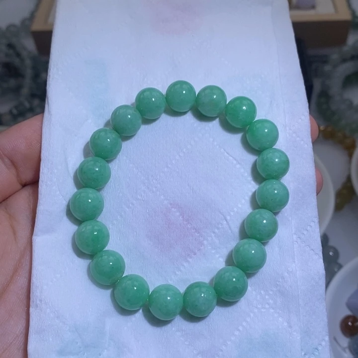 *****翡翠未镶嵌手链天然翡翠a货