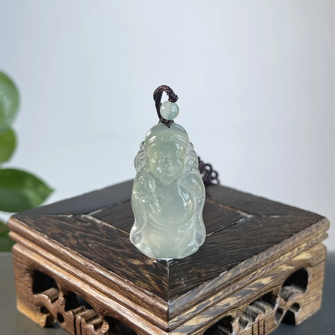 JTB26-105 天然翡翠缅甸A货 财神爷