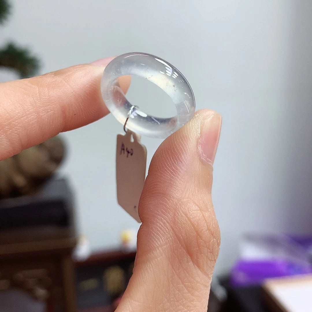 未镶嵌戒指翡翠8号