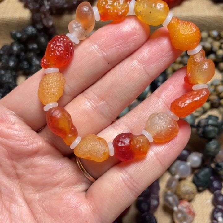 玛瑙/玉髓合金手链