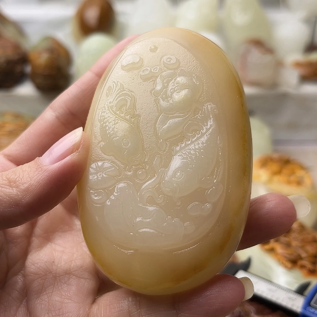 石材古青石不退换鱼