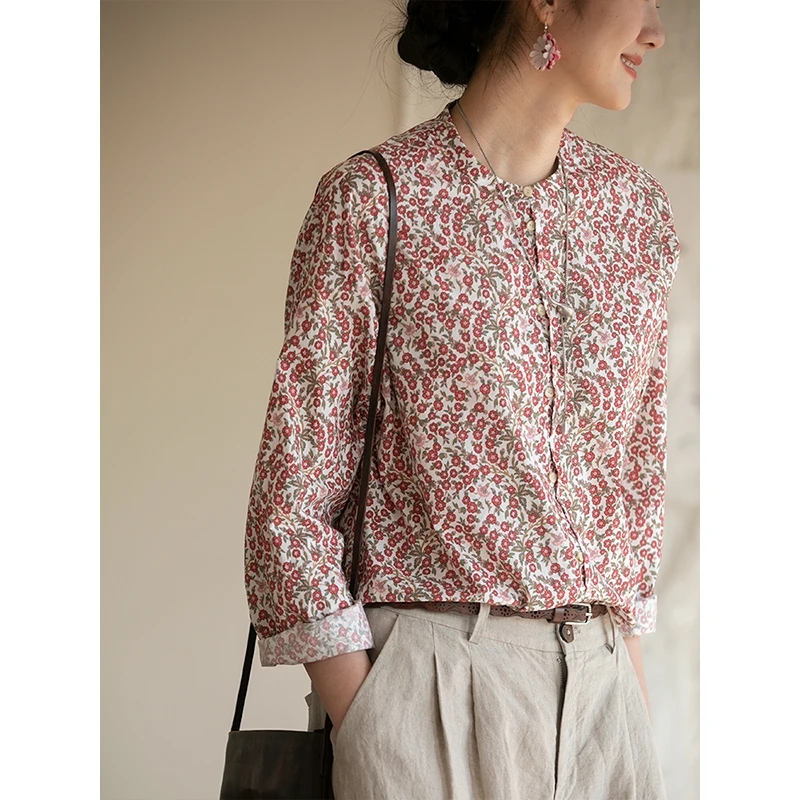 牧衣游英国liberty小碎花衬衫  限量福利款 卿辰【不支持会员折】