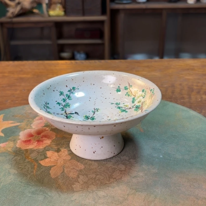 柴烧纯手工手绘陶瓷