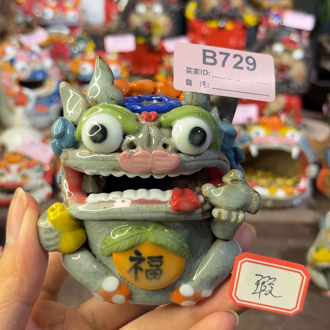 泥塑纯手工茶宠摆件