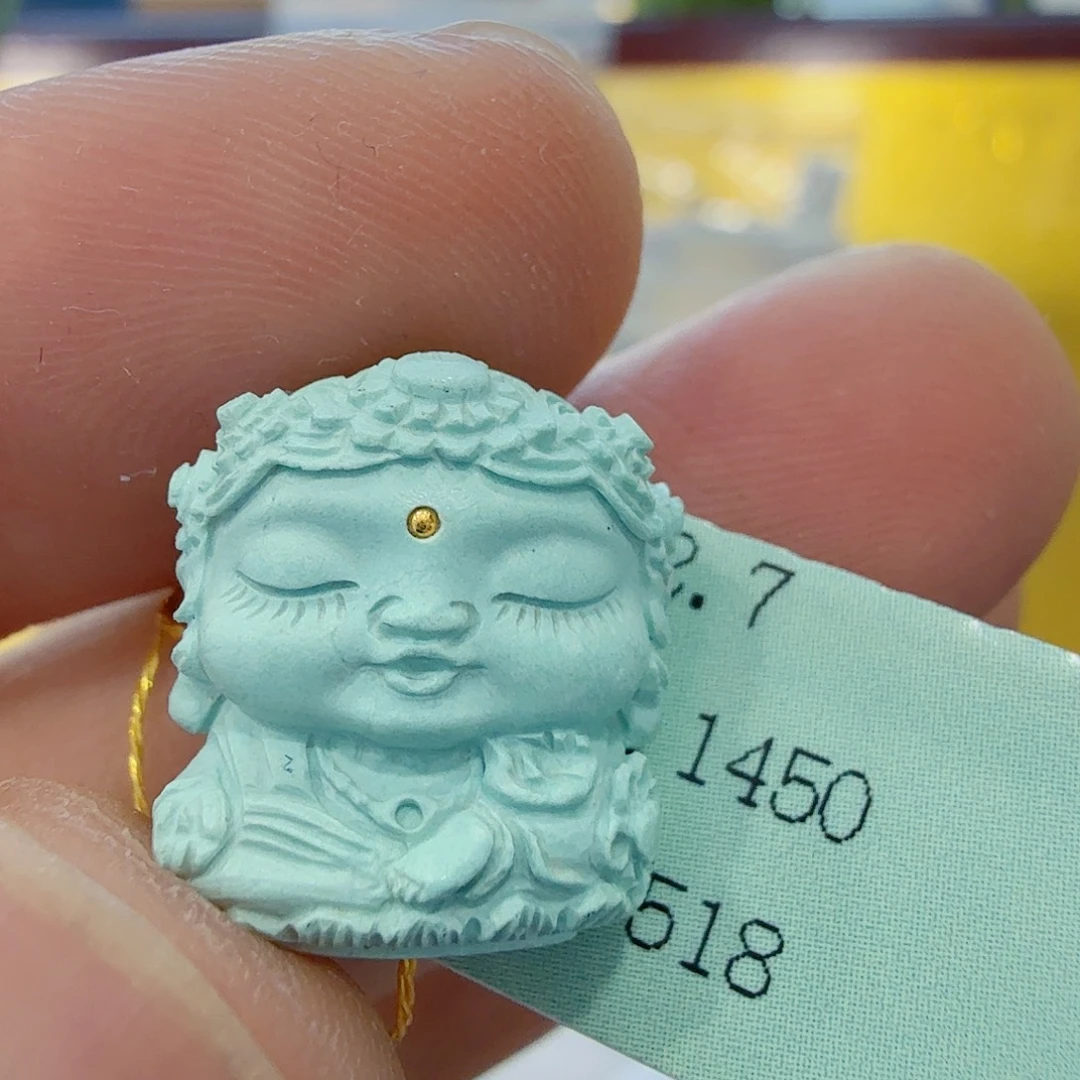 绿松石未镶嵌配饰