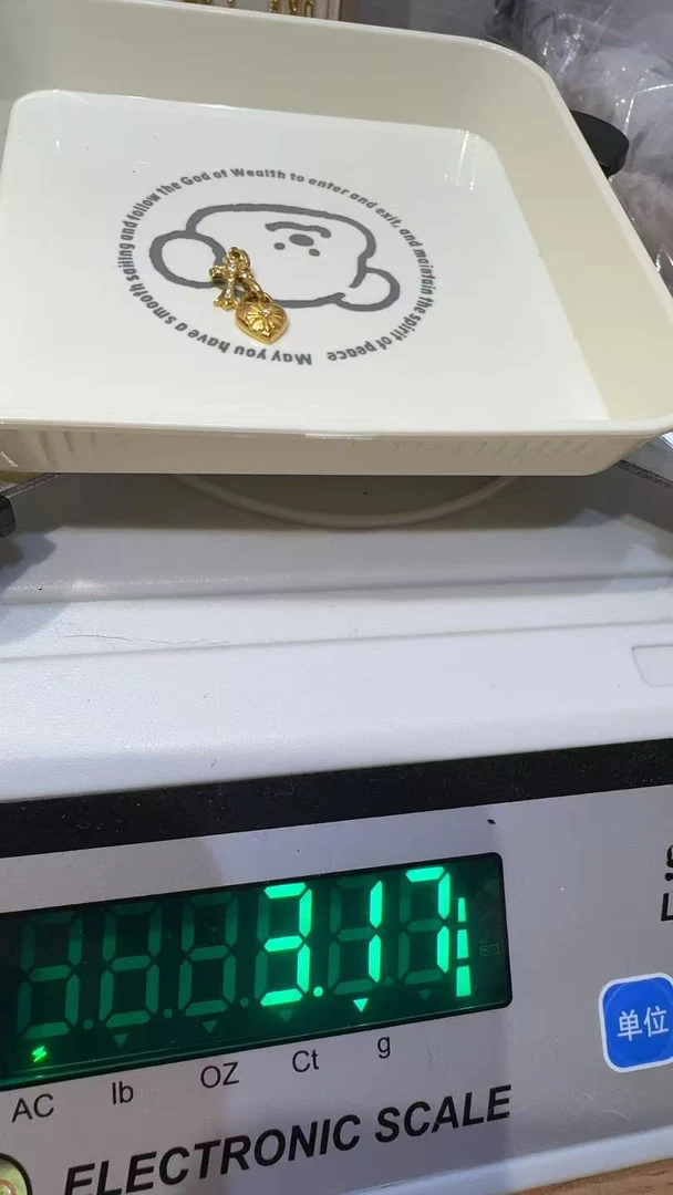 足金精品工艺吊坠