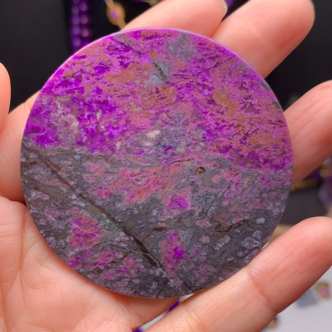 苏纪石（舒俱来）未镶嵌圆牌