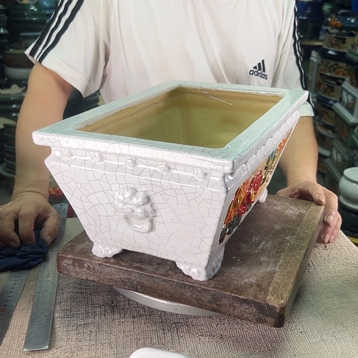臻***B泳坤堂石湾盆微瑕