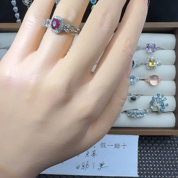 红宝石戒指合金1145