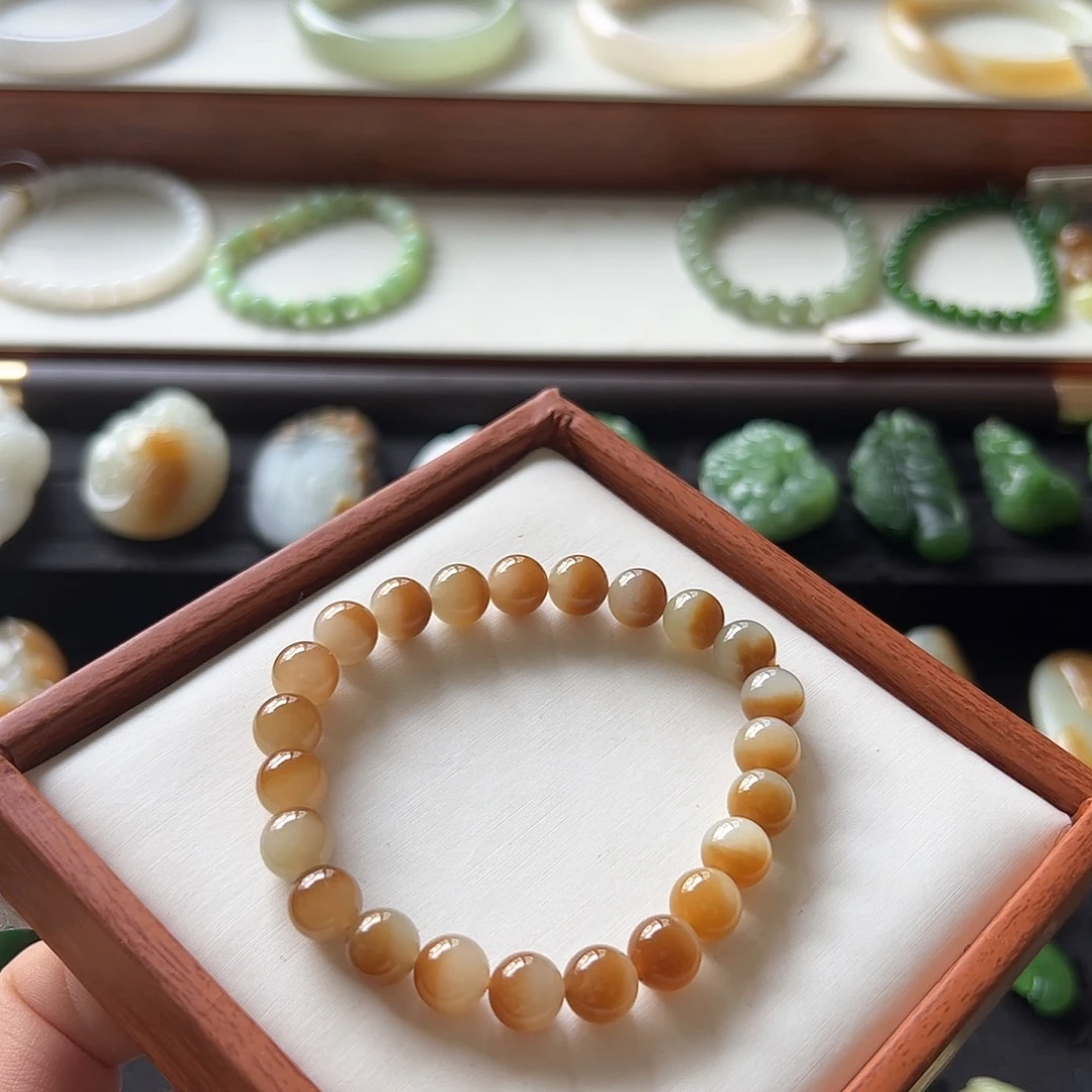 和田玉未镶嵌手串
