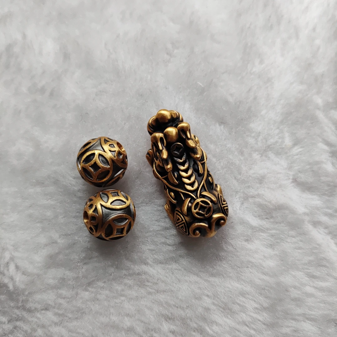 金元宝足金999貔貅珠子首饰