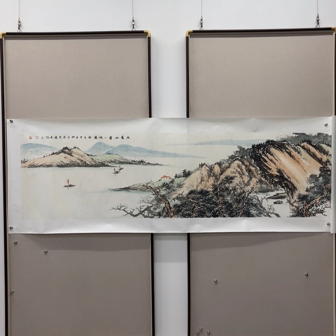 国画艺术家真人手绘