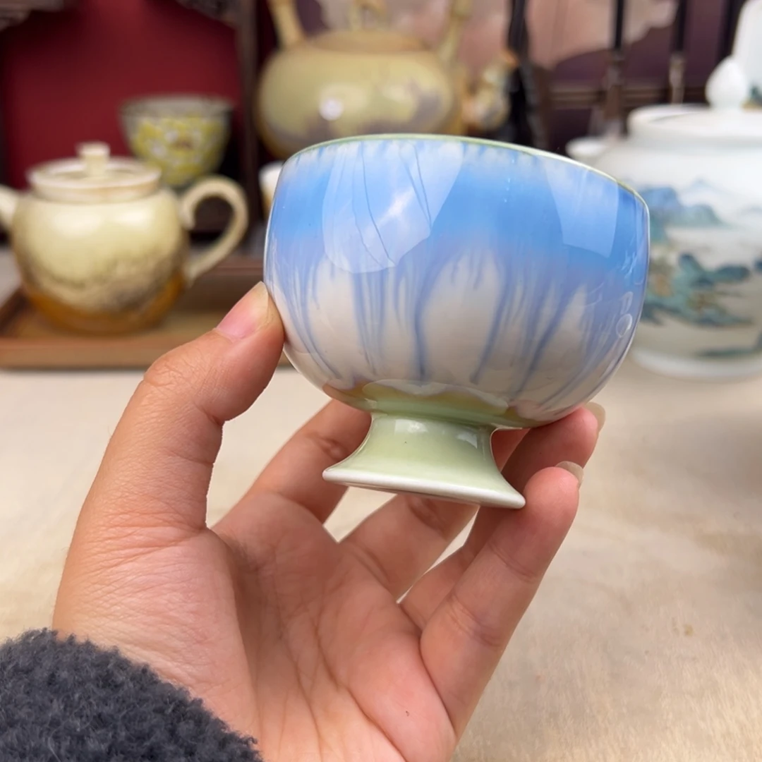 杯纯手工柴烧主人杯