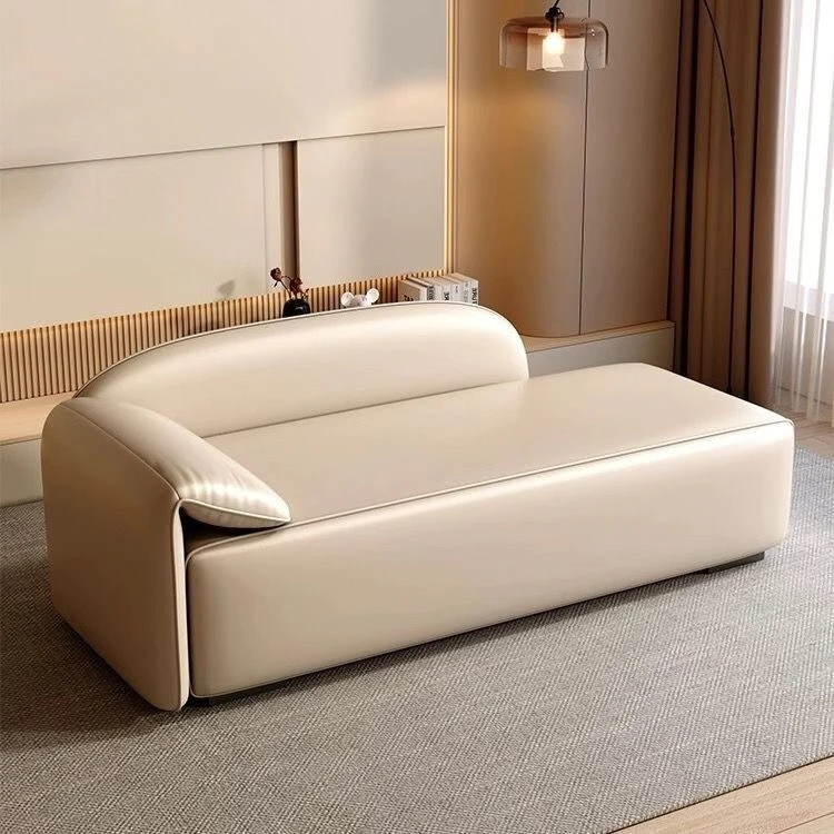 轻奢意式贵妃椅沙发椅小户型客厅网红懒人躺椅酒店高端休闲沙发凳