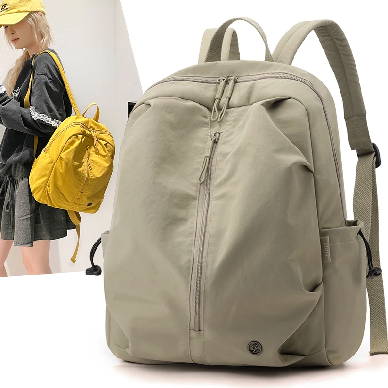 2025新款大容量轻便户外百搭牛津布双肩包男女小背包旅游学生书包
