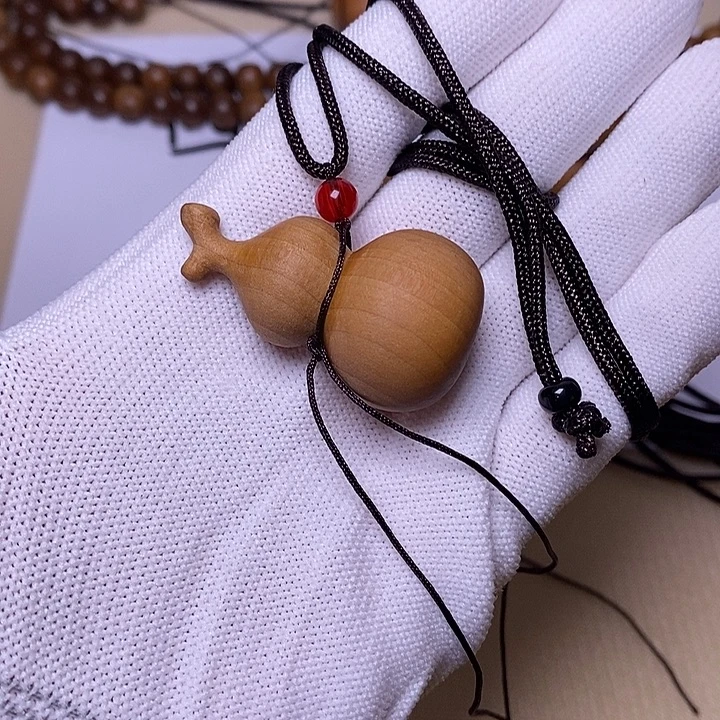 檀香木吊坠老山檀香葫芦吊坠