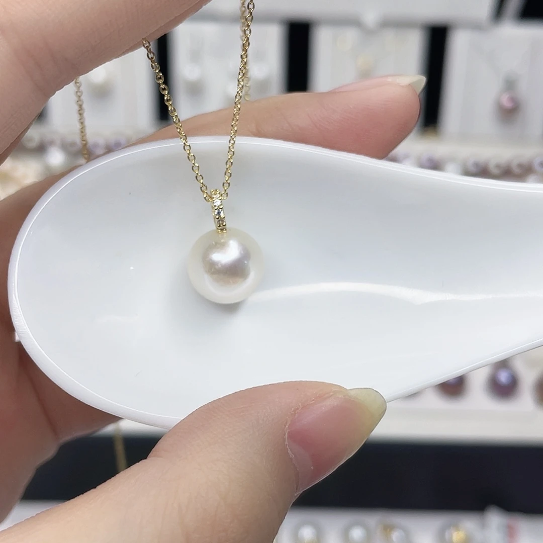 淡水珍珠吊坠(赠链)合金