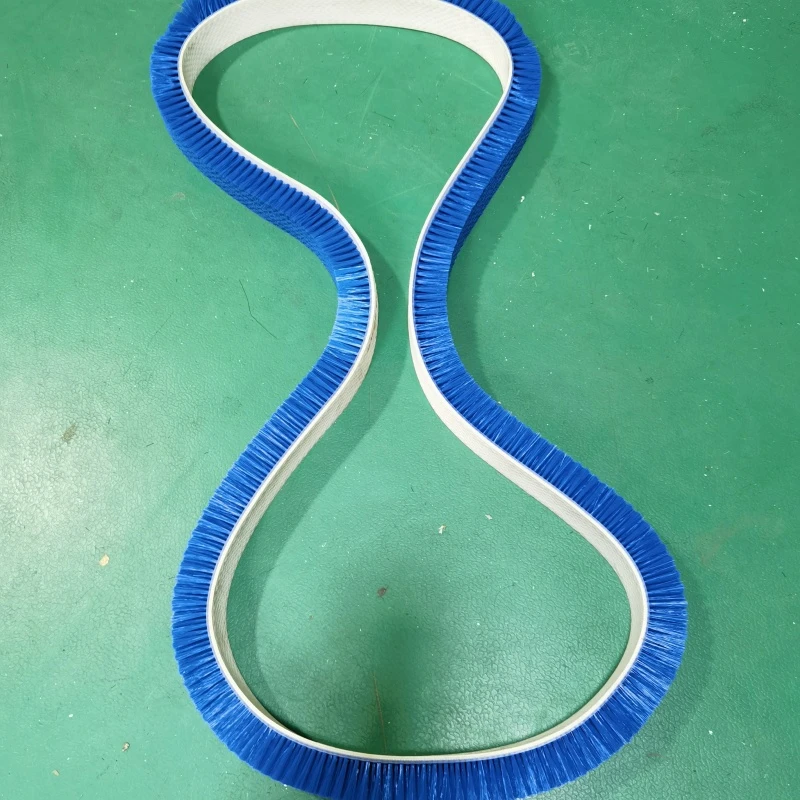 pvc皮带刷 pu带刷 尼龙丝耐磨输送带清洁毛刷带