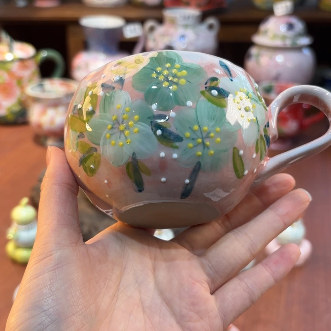 摆件景德镇手绘高温釉下彩陶瓷茶具