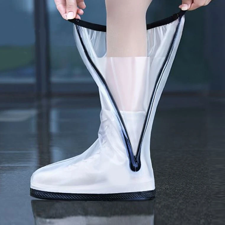 雨鞋套加厚耐磨女款鞋套雨天防水防滑儿童雨鞋成人防雨脚套雨靴gh