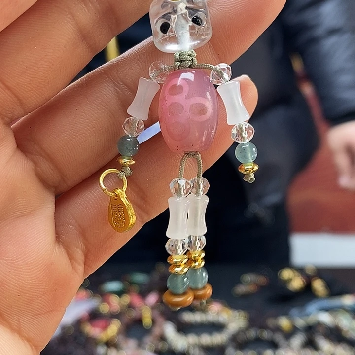 玛瑙/玉髓合金颈饰