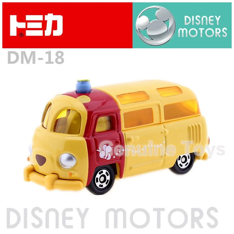 TOMY多美卡TOMICA迪士尼DM-18 小面包车小熊维尼合金车模