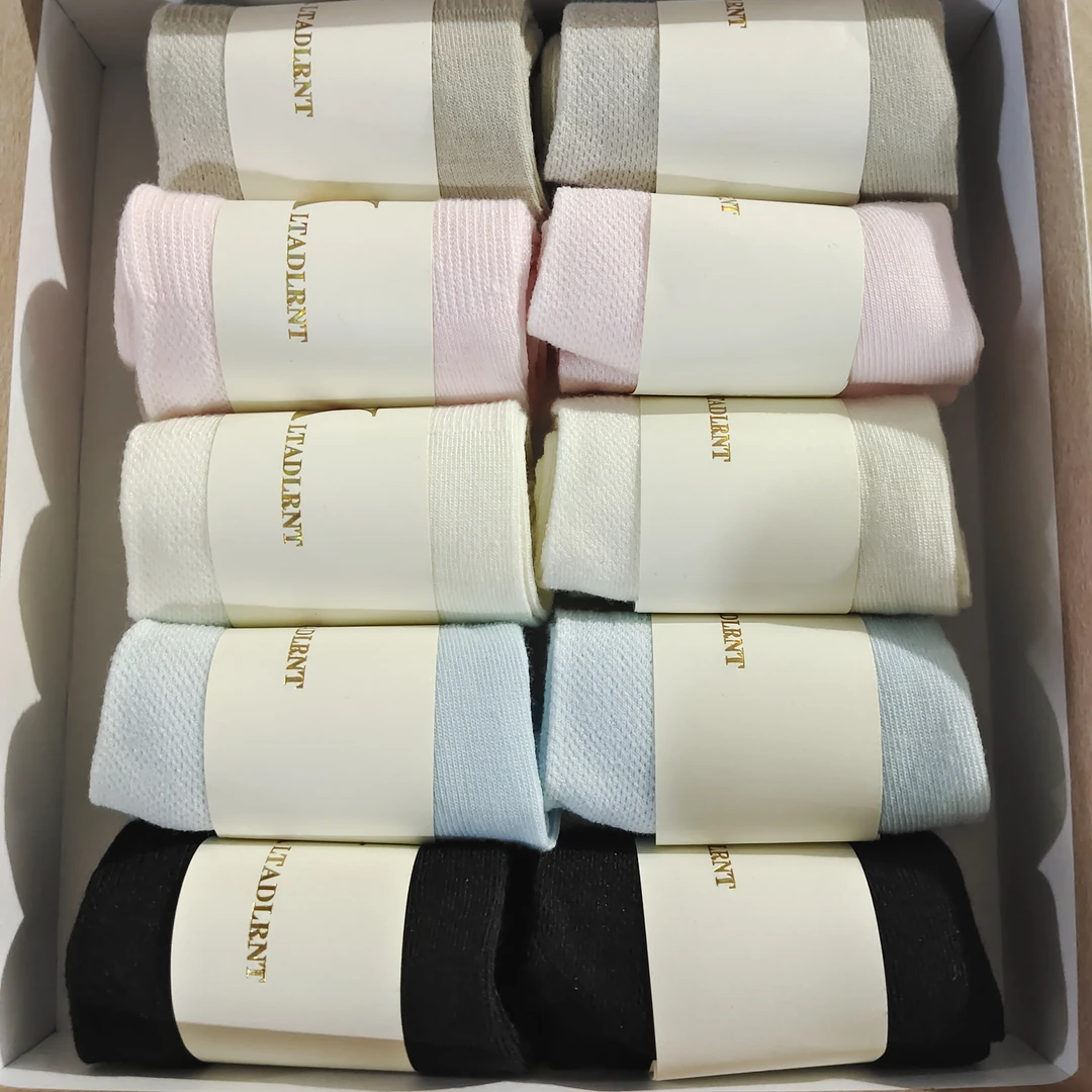 J女士 苎麻袜子10双装