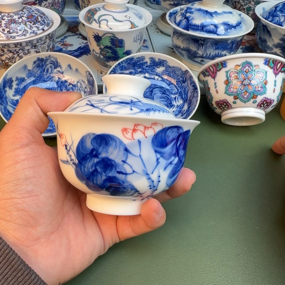 陶纯手工纯手绘茶具303