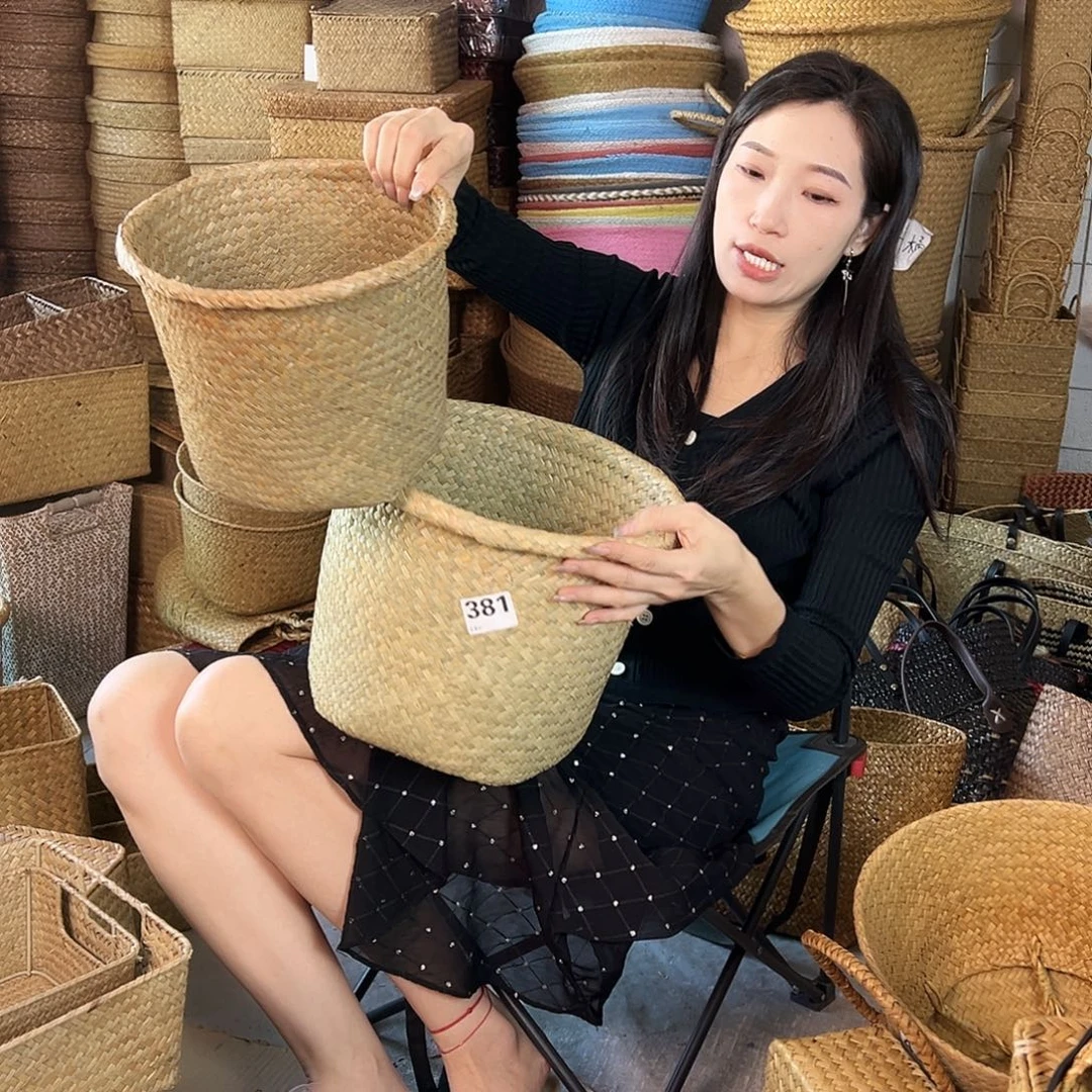 草编草编包/草编收纳盒微瑕疵