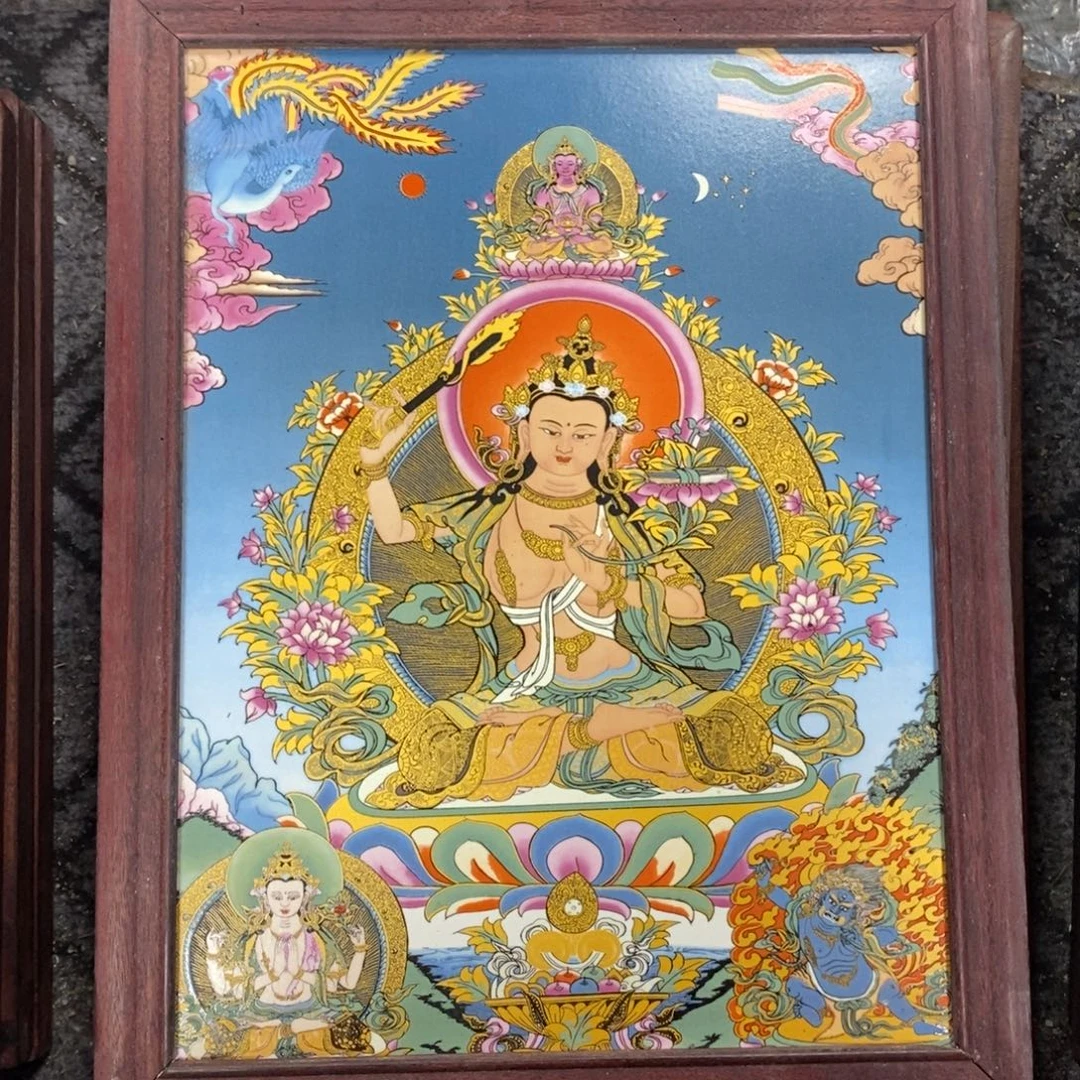 瓷37*28*1景德镇瓷板画柴窑烧制