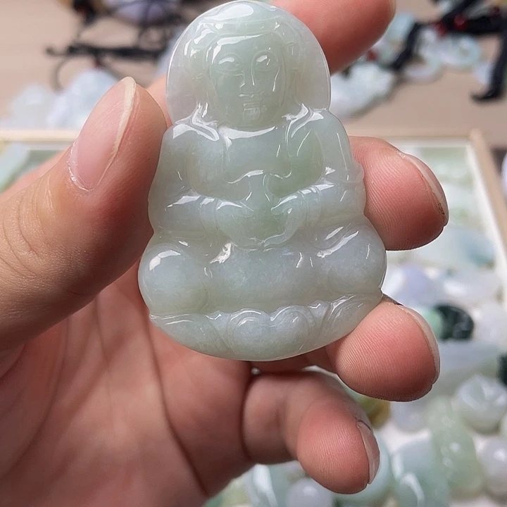 翡翠未镶嵌挂件翡翠